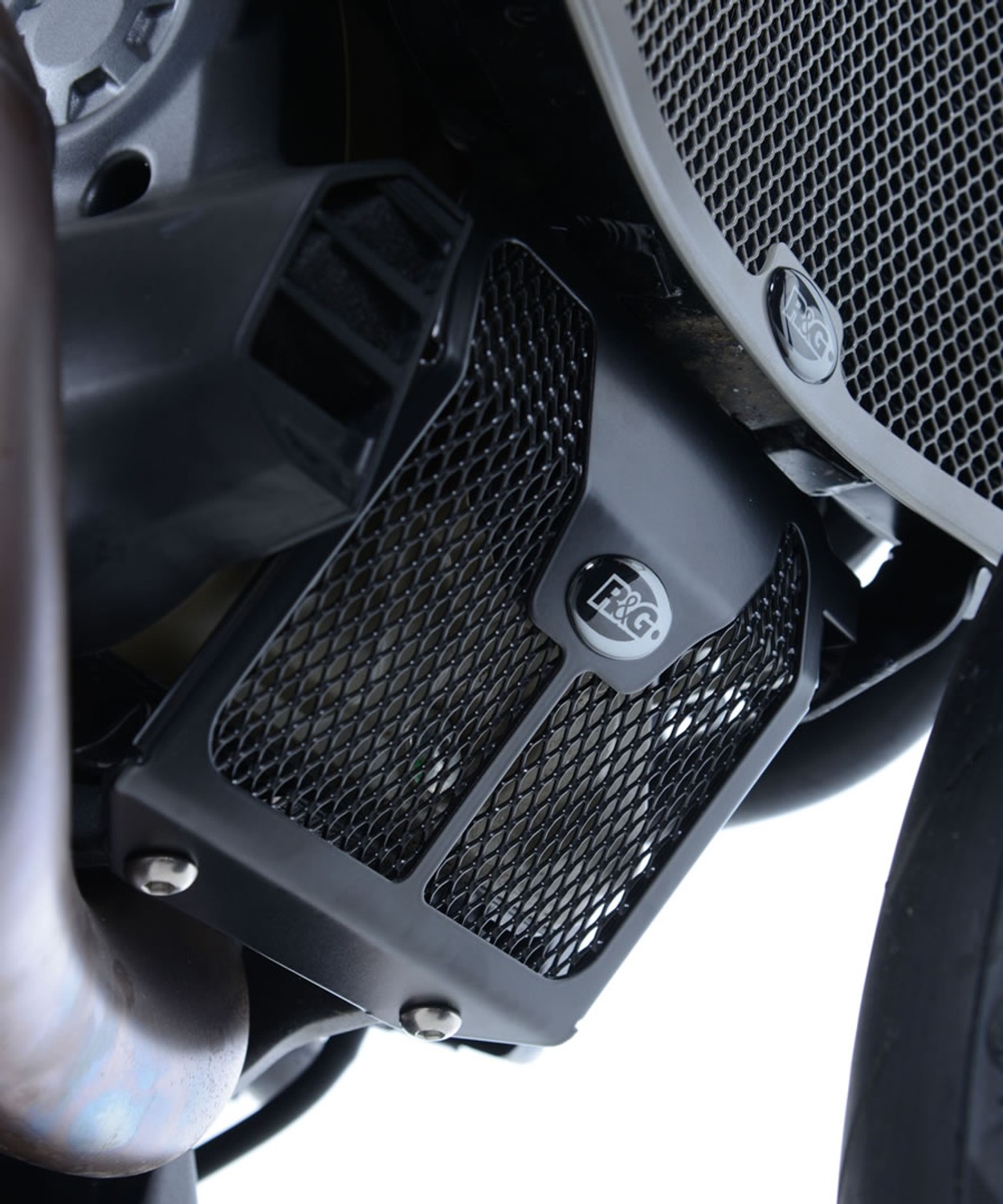 R&G Racing Front Cylinder Head Guard for the Ducati Monster 1200 '11-'22 / Monster 1200R '17-'20 / Monster 1200S '17-'22 R&G Racing Front Cylinder Head Guard for the Ducati Monster 1200 '11-'22 / Monster 1200R '17-'20 / Monster 1200S '17-'22